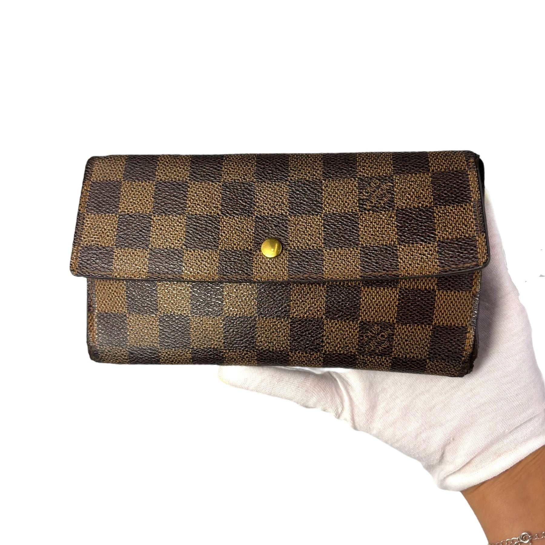 Louis Vuitton Damier Ebene Porte Tresor International Wallet