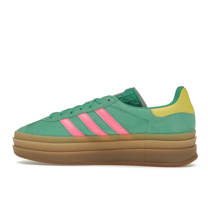 adidas Gazelle Bold Court Green Lucid Pink (Women's)