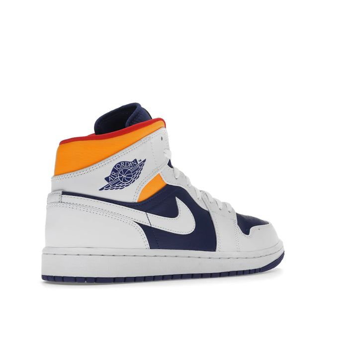 Jordan 1 Mid Royal Blue Laser Orange