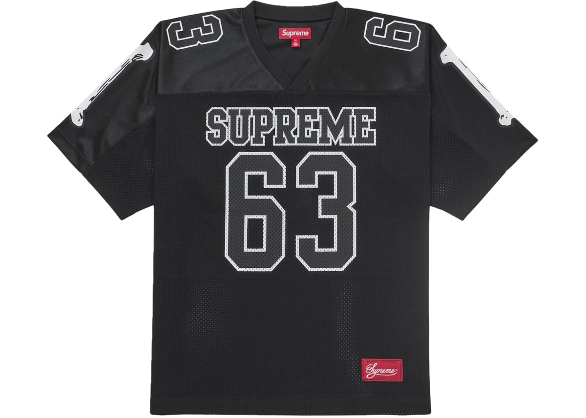 Supreme Bones Football Jersey Black
