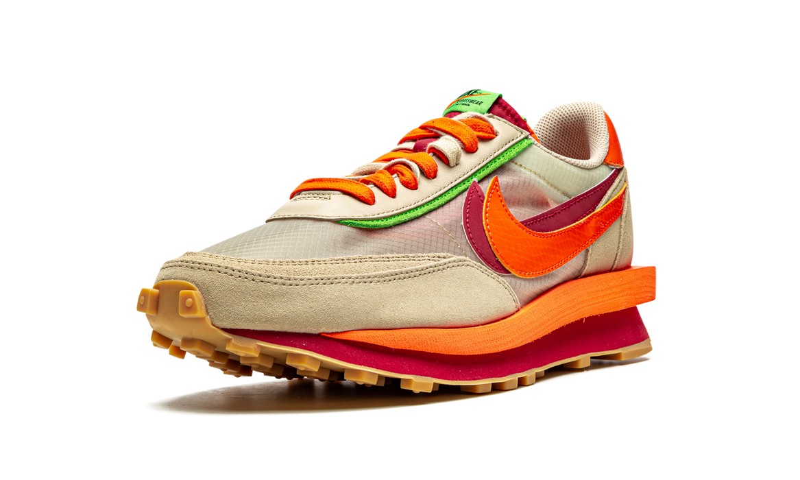Nike LD Waffle sacai CLOT Kiss of Death Net Orange Blaze