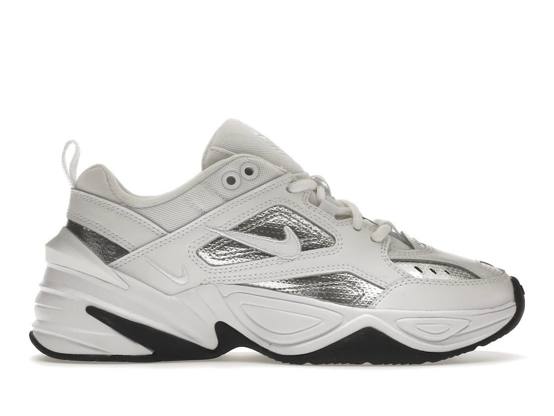 Nike M2K Tekno White Metallic Silver Black (Women's)