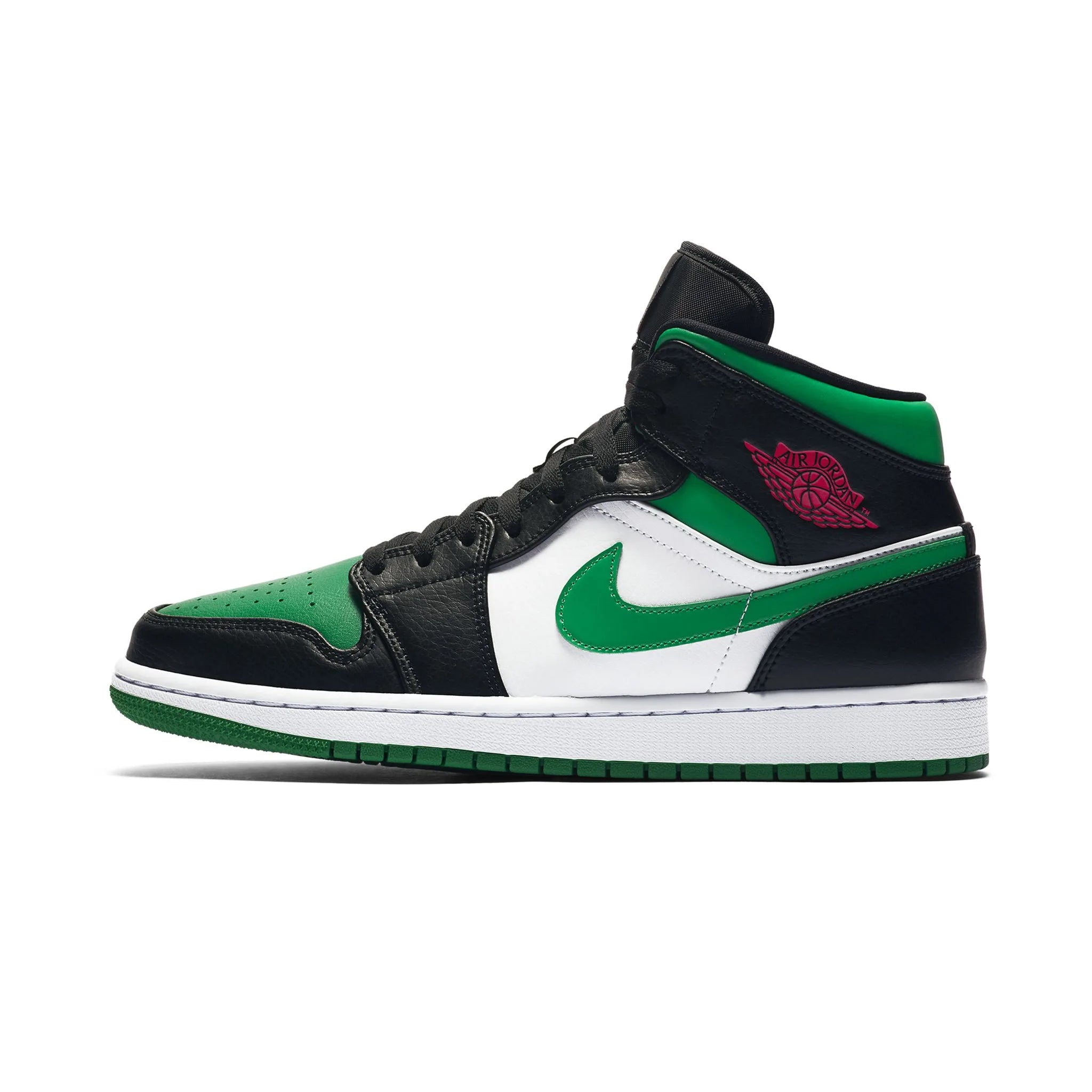 Jordan 1 Mid Green Toe