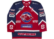 Supreme Rhinestone Hockey Jersey Red