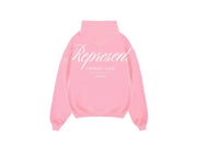 Represent Owners Club Script Hoodie Pink