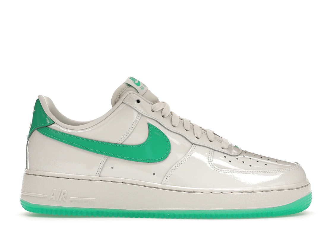 Nike Air Force 1 Low '07 Patent Platinum Tint Stadium Green