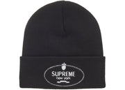 Supreme Crest Beanie Black