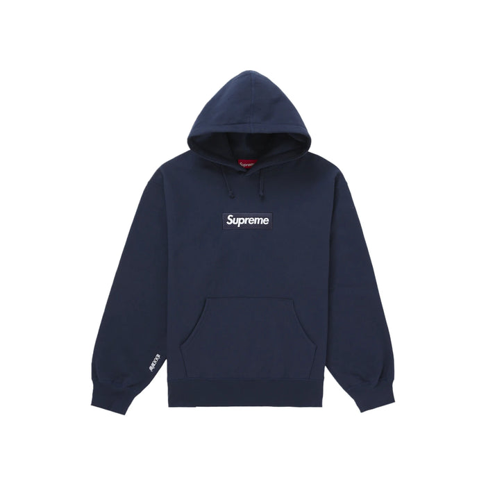 Supreme Box Logo Hooded Sweatshirt (FW25) Navy