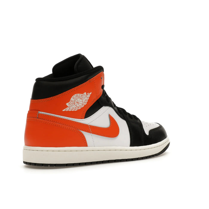 Jordan 1 Mid Black Toe Starfish