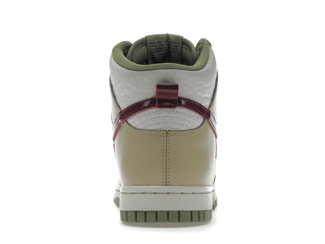 Nike Dunk High Tumbled Tan White Brown (Women's)