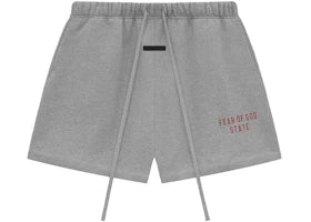 Fear of God Essentials Fleece Soccer Short Dark Heather