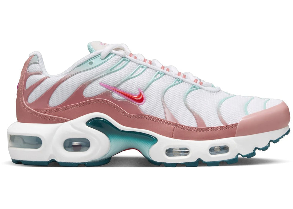 Nike Air Max Plus White Red Stardust Jade Ice Siren Red (GS)