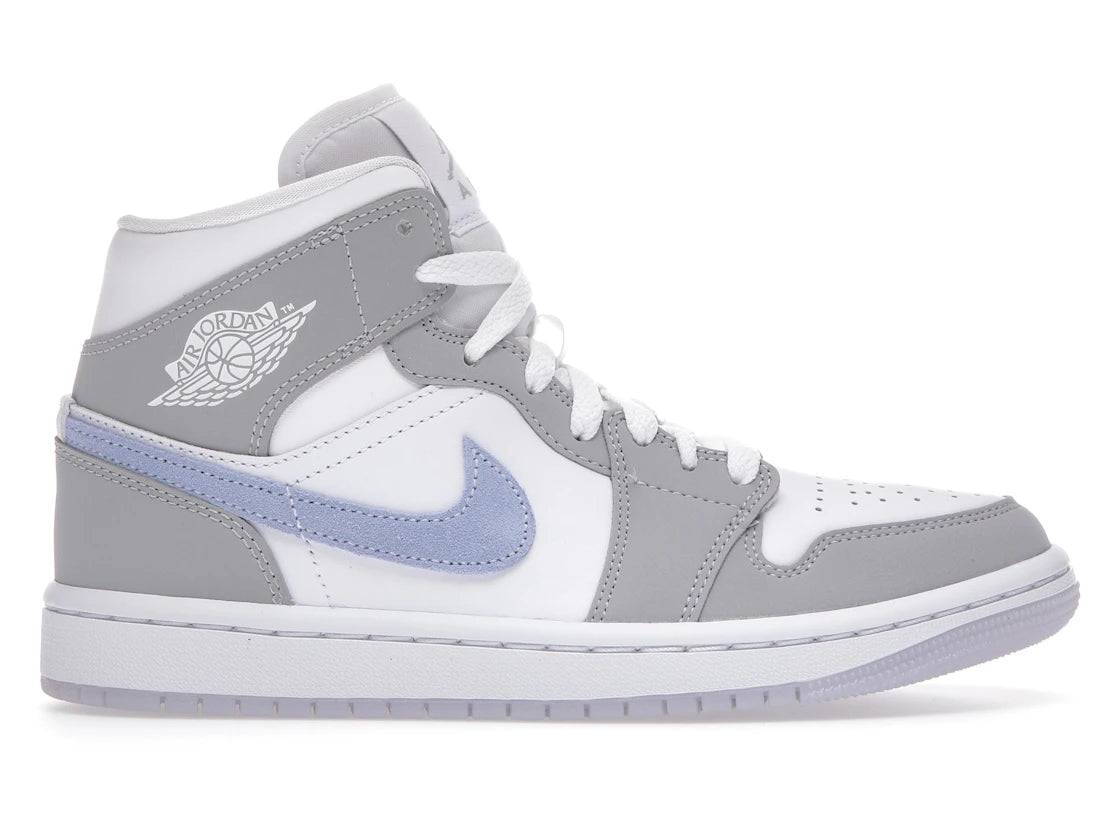 Jordan 1 Mid Wolf Grey Aluminum (Women's)