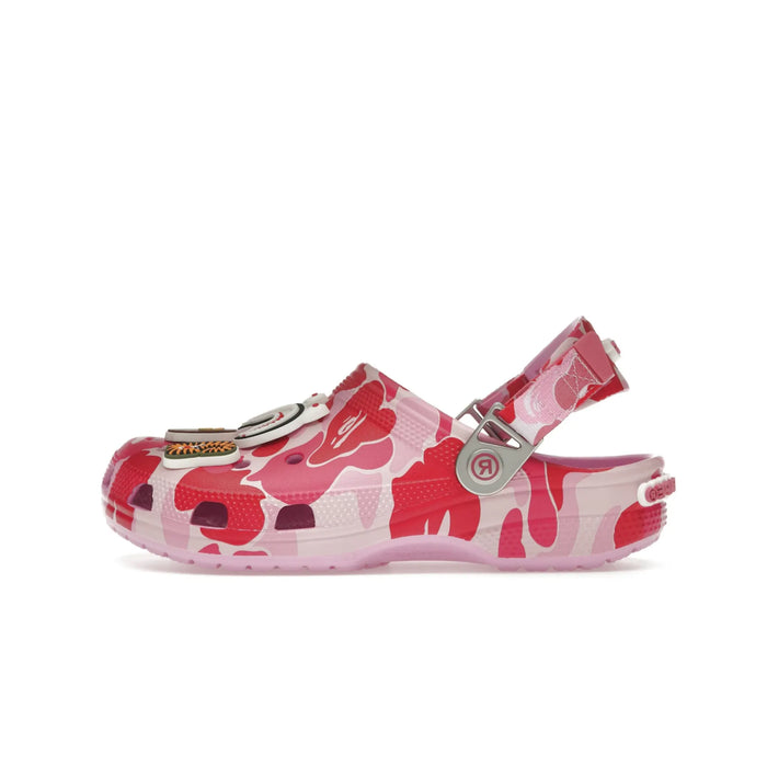 Crocs Classic Clog A Bathing Ape ABC Camo Pink