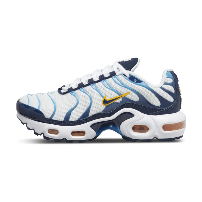 Nike Air Max Plus White University Gold University Blue Midnight Navy (GS)