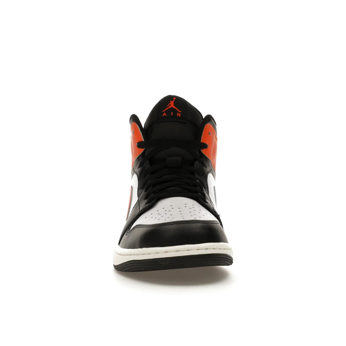 Jordan 1 Mid Black Toe Starfish