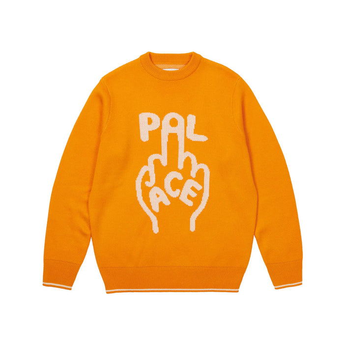 Palace Finger Up Knit Orange