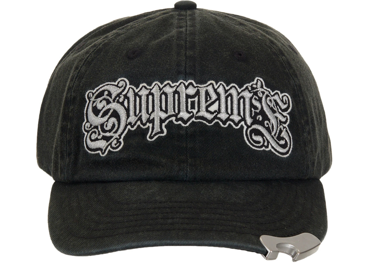 Supreme Bottle Opener 6-Panel Hat Black