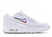 Nike Air Max 90 Multi Swoosh White (GS)