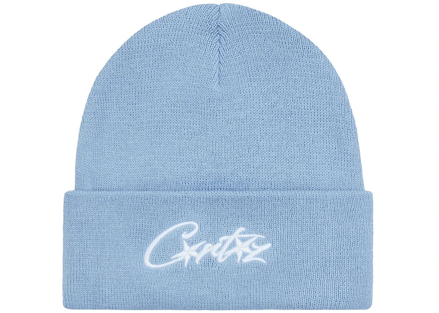 Corteiz Allstarz Folded Beanie Baby Blue