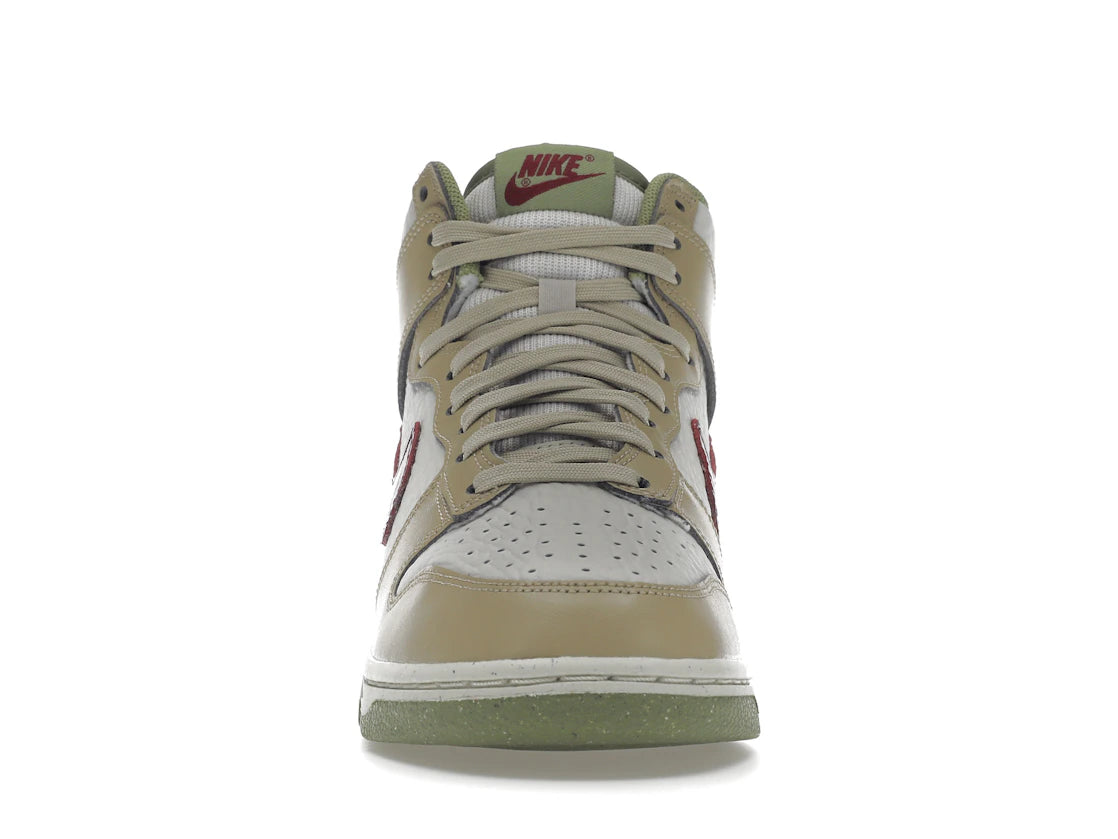 Nike Dunk High Tumbled Tan White Brown (Women's)