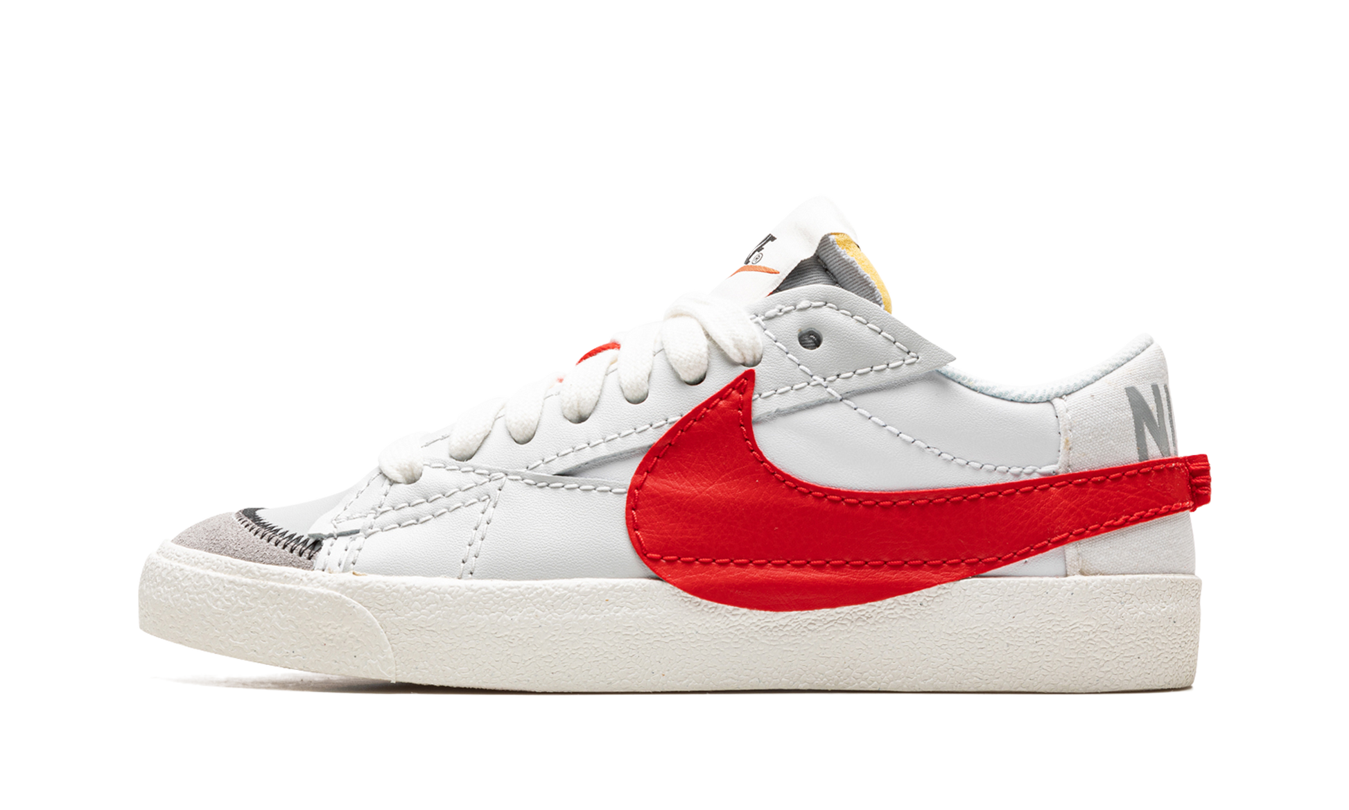 Nike Blazer Low 77 Jumbo White Photon Dust Light Smoke Grey University Red