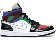 Jordan 1 Mid SE Black White Multi-Color (Women's)