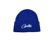 Corteiz Allstarz Folded Beanie Blue