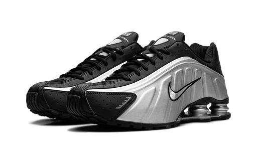 Nike Shox R4 Metallic Silver Black