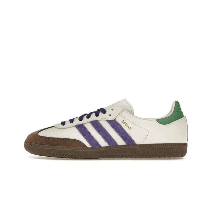 adidas Samba OG Off White Core Purple Green Brown (Women's)