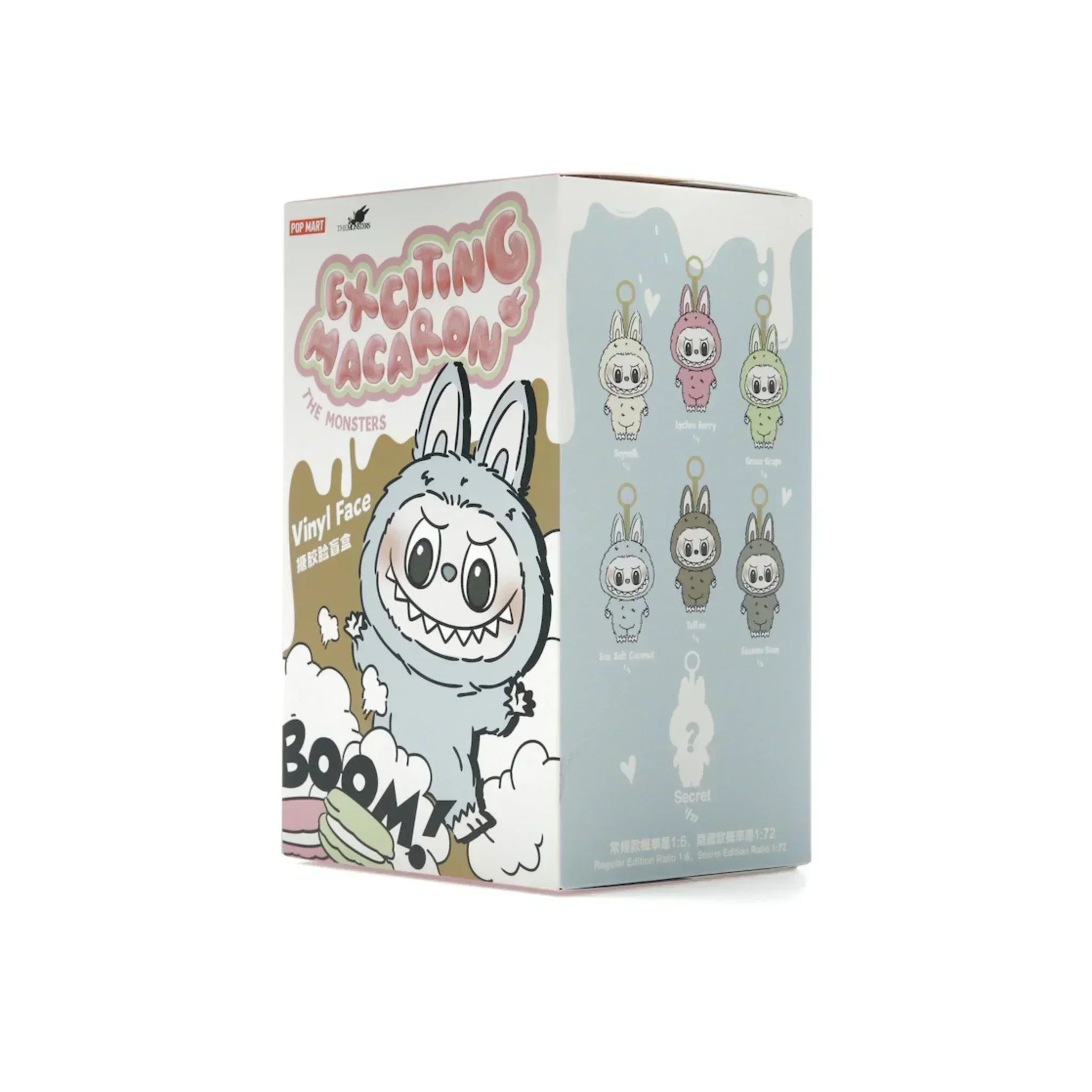 Pop Mart Labubu The Monsters Exciting Macaron Vinyl Plush Pendant Single Blind Box