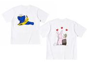 KAWS x Uniqlo Warhol UT Graphic 471321/476350 T-shirt Set White/White
