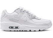 Nike Air Max 90 LTR White Metallic Silver (GS)