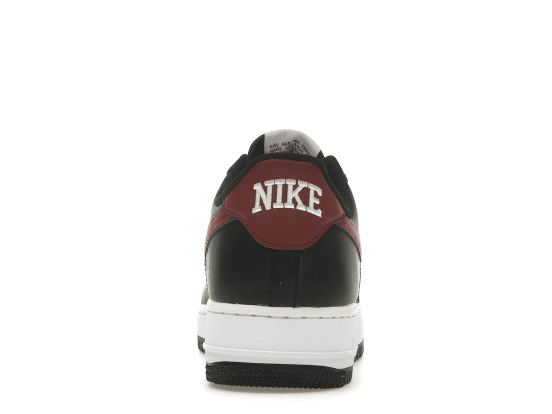 Nike Air Force 1 Low '07 Black White Dark Team Red