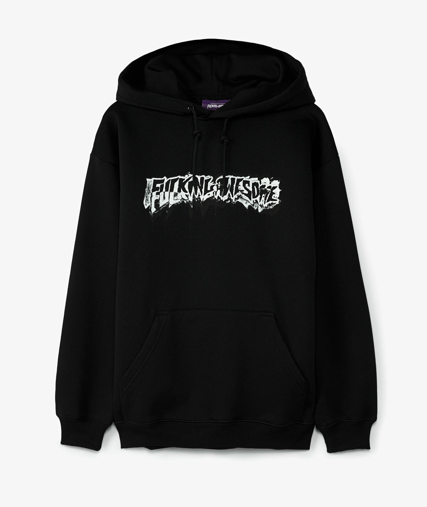 Fucking Awesome Dill Cut Up Logo Hoodie Black