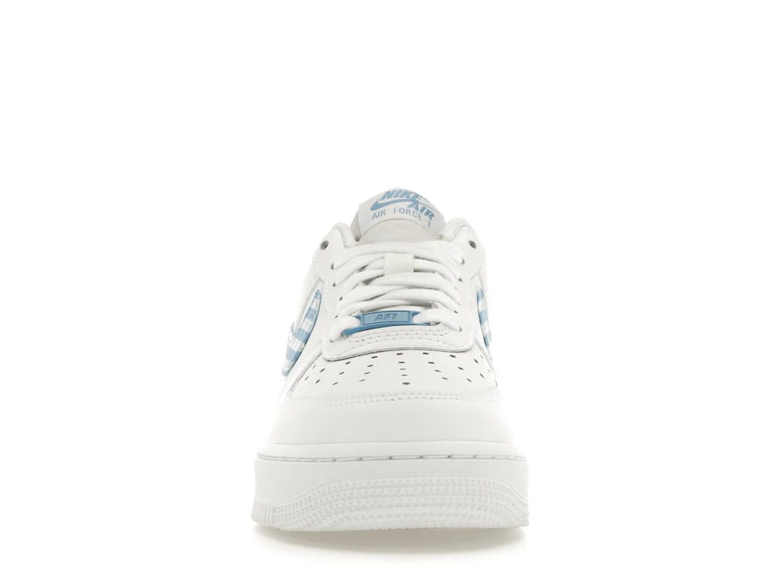 Nike Air Force 1 Low '07 Essential White University Blue Gingham