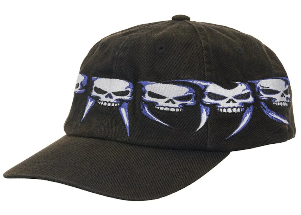 Supreme Skulls Spellout 6-Panel Black