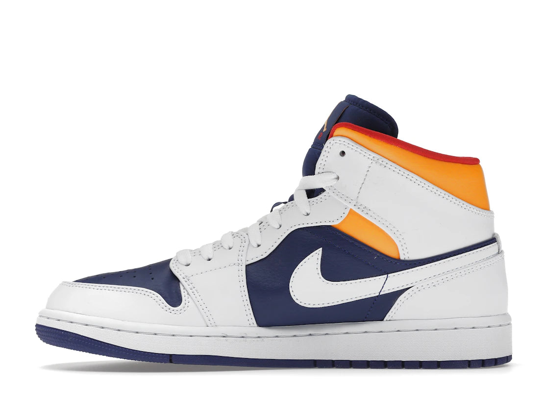 Jordan 1 Mid Royal Blue Laser Orange
