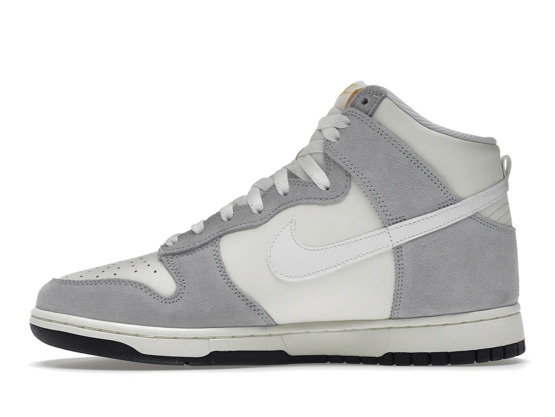 Nike Dunk High Retro Sail Pure Platinum Black White