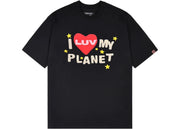 Broken Planet Luv My Planet T-shirt Midnight Black