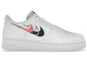 Nike Air Force 1 Low '07 Quadruple Swoosh White Navy Crimson