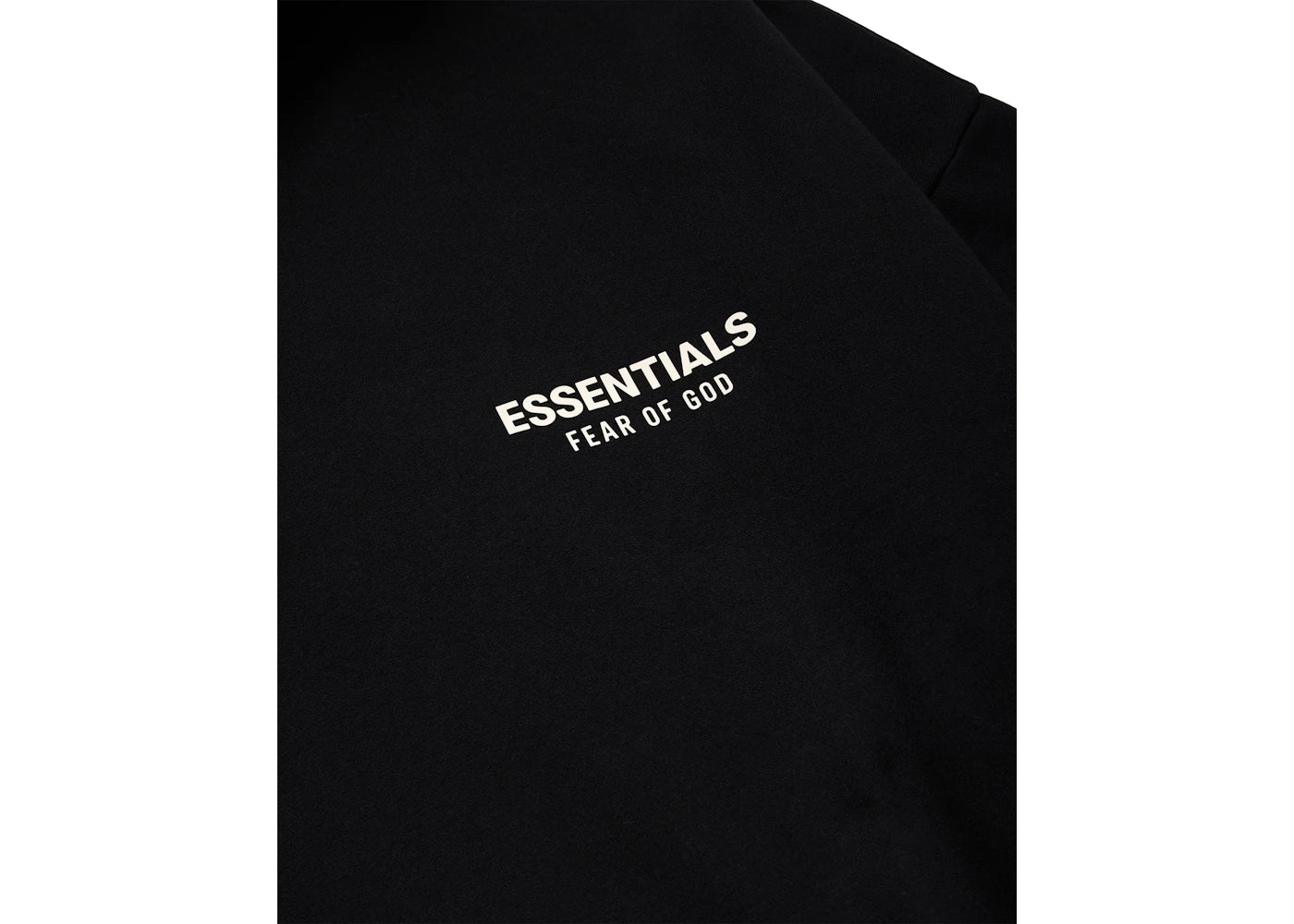 Fear of God Essentials Fleece Hoodie (FW24) Black