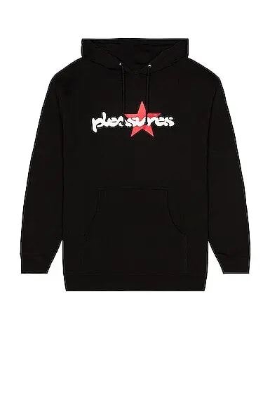 PLEASURES Vibration Hoodie Black