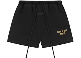 Fear of God Essentials Fleece Soccer Short Black