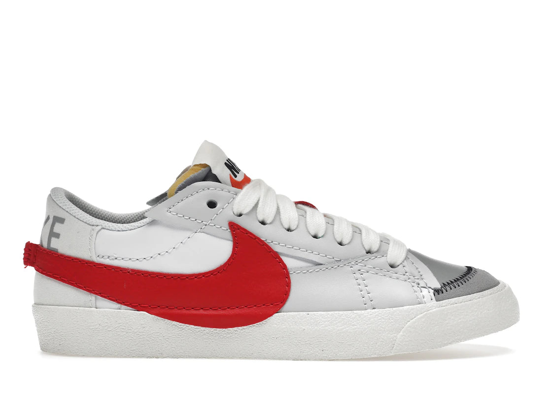 Nike Blazer Low 77 Jumbo White Photon Dust Light Smoke Grey University Red