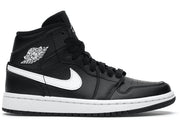 Jordan 1 Mid Black White (Women's)