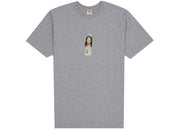 Supreme Prayer Card Box Logo Tee Heather Grey