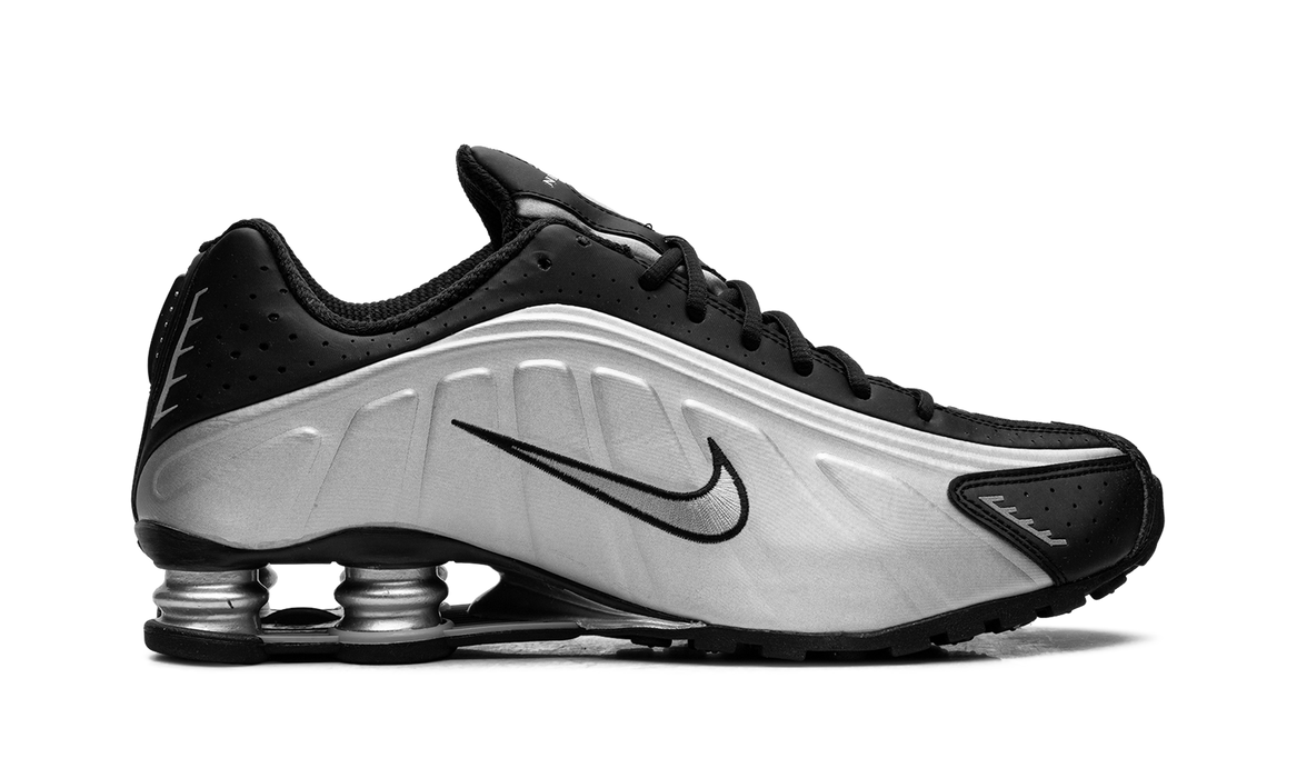 Nike Shox R4 Metallic Silver Black