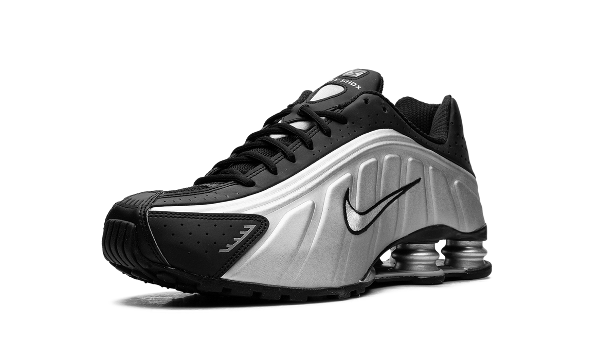 Nike Shox R4 Metallic Silver Black