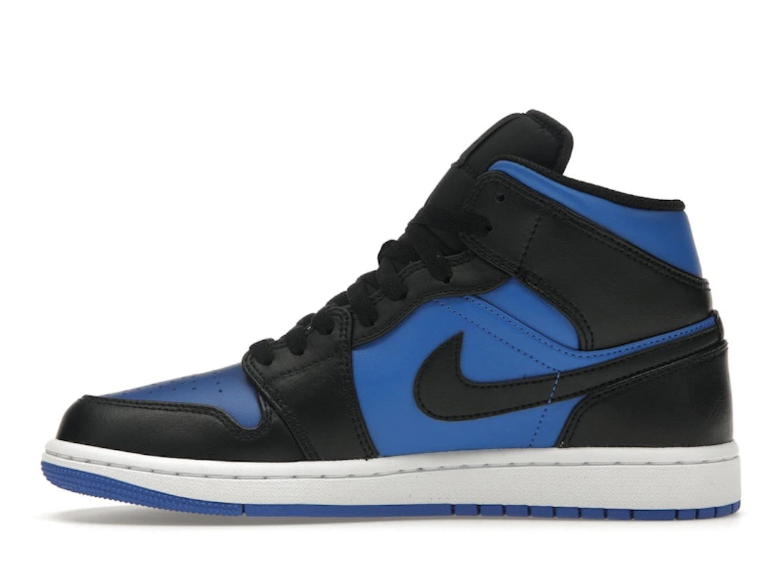 Jordan 1 Mid Black Royal Blue